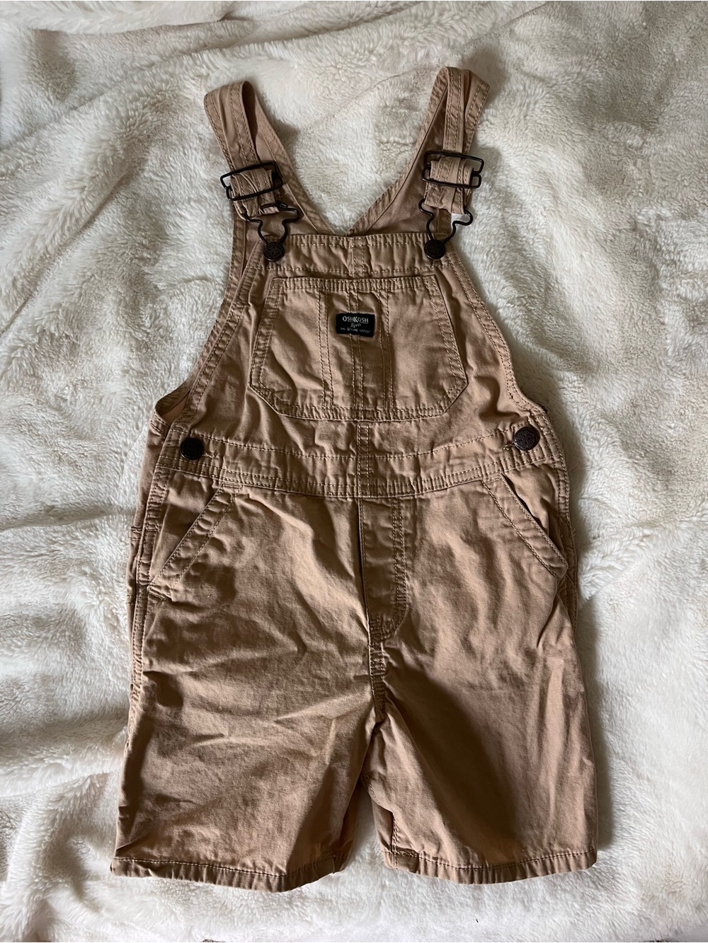 OshKosh B'gosh Light Brown Shortalls